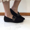 Avah New York Kayla Pointed Flats with Leather chains