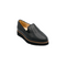 Women’s Leather Slip-On Shoes in black color