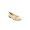beige color Women’s Flat Shoes with Bow