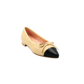 Leather Pointed Toe Flat with Bow Style 19363-11