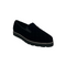 Avah leather black sole slip-on shoes style 700-29