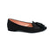Gray point toe flats for women 