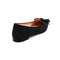 Women black point toe flats with bows