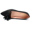 black color flats shoes for women