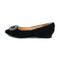 flat pointed toe shoes in black color