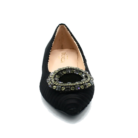 women's flat shoes with buckle