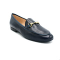 Comfortable ladies flat leather loafers