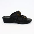 Black flexus decca sandals
