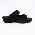 Nubuck Leather Slide Sandals for women